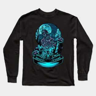 DJ ZOMBIE HALLOWEEN PARTY Long Sleeve T-Shirt